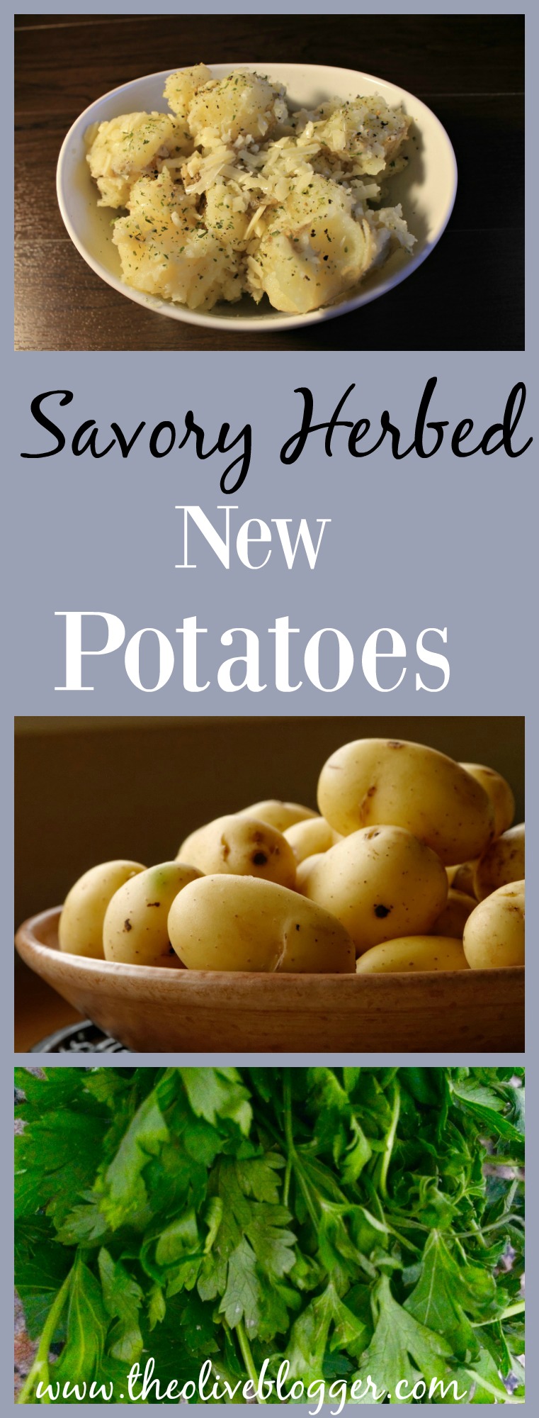 Savory Herbed Potatoes with Parmesan Flakes Foodie Friday THE OLIVE