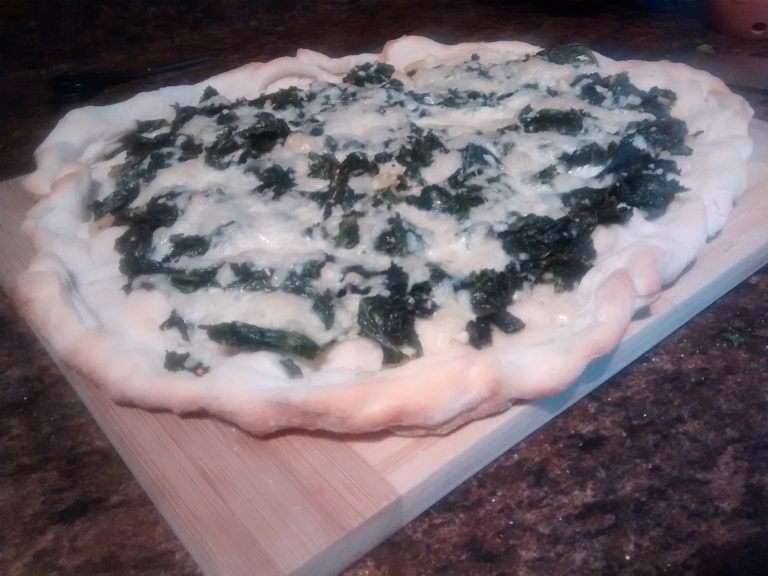 Delicious Kale Pizza