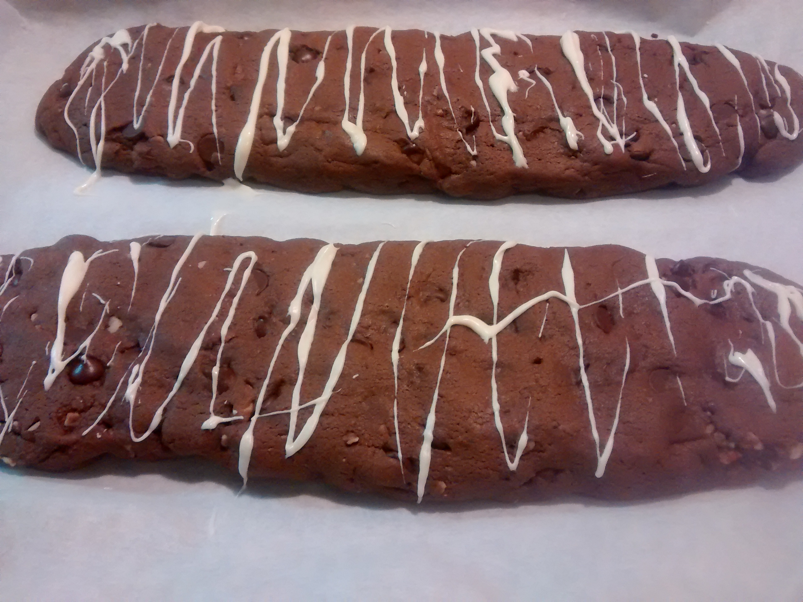 Brownie Biscotti - The Olive Blogger