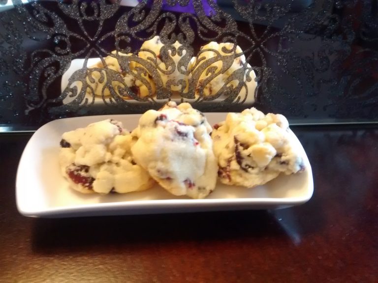 Christmas Baking Frenzy- Cranberry Drop Cookies