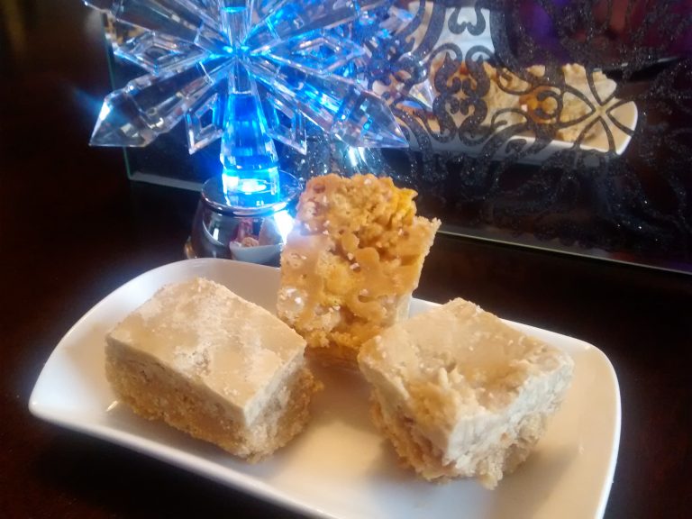 Christmas Baking Frenzy- Frosted Peanut Butter Squares