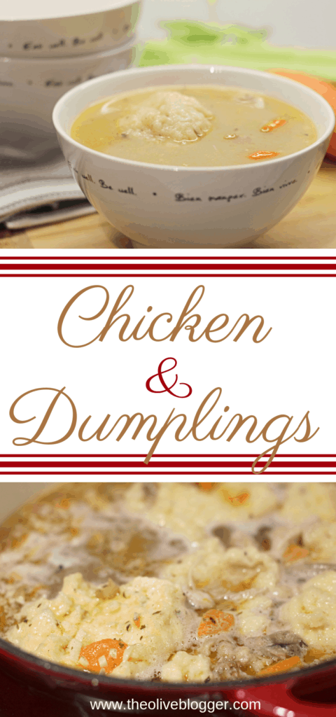 Easy Homemade Chicken and Dumplings - the perfect comfort food dish for cooler days ahead! #ChickenRecipes #ChickenandDumplings #DinnerRecipes