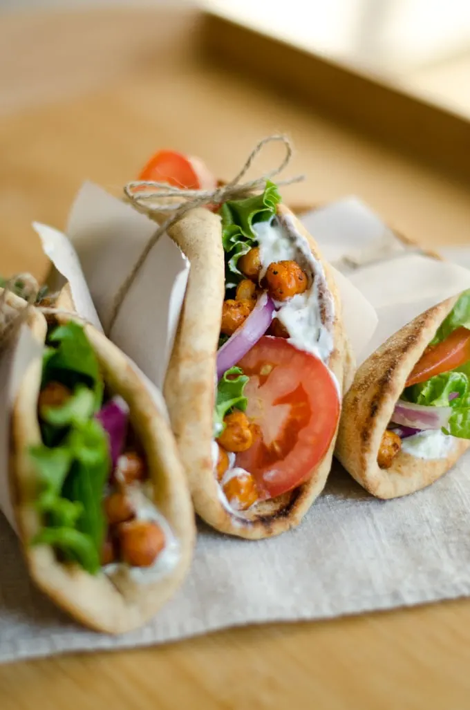 Roasted-Chickpea-Gyro