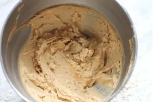 Cookie dough step 2 with sugar