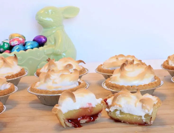 Raspberry Lemon Meringue Tarts