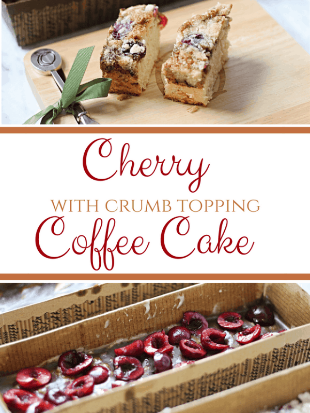 Cherry Crumble Coffee Cake