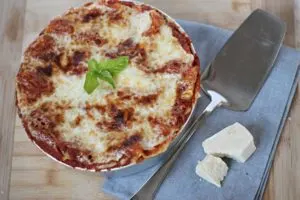 Finished Pressure Cooker Lasagna