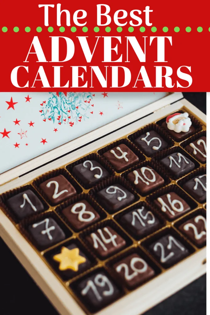 Square Chocolates in Advent Calendar Box
