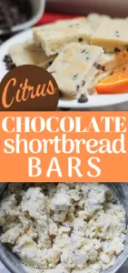 Shortbread bars and cookie dough batter long pin 