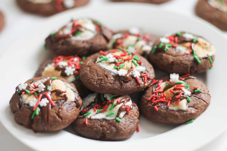 Festive Hot Chocolate Cookies