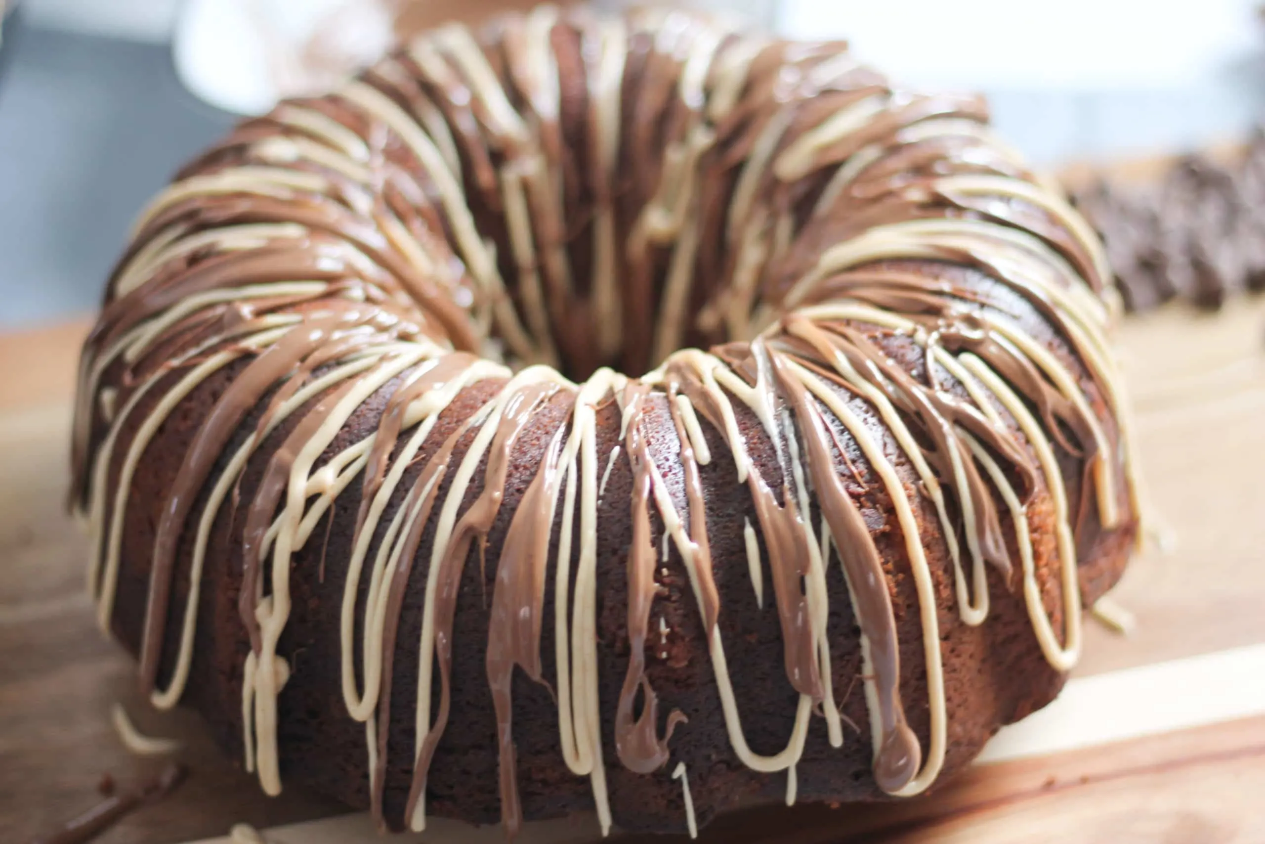 Chocolate Peanut Butter Bundt Cake