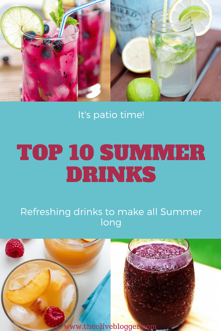 Top 10 Summer Drinks The Olive Blogger