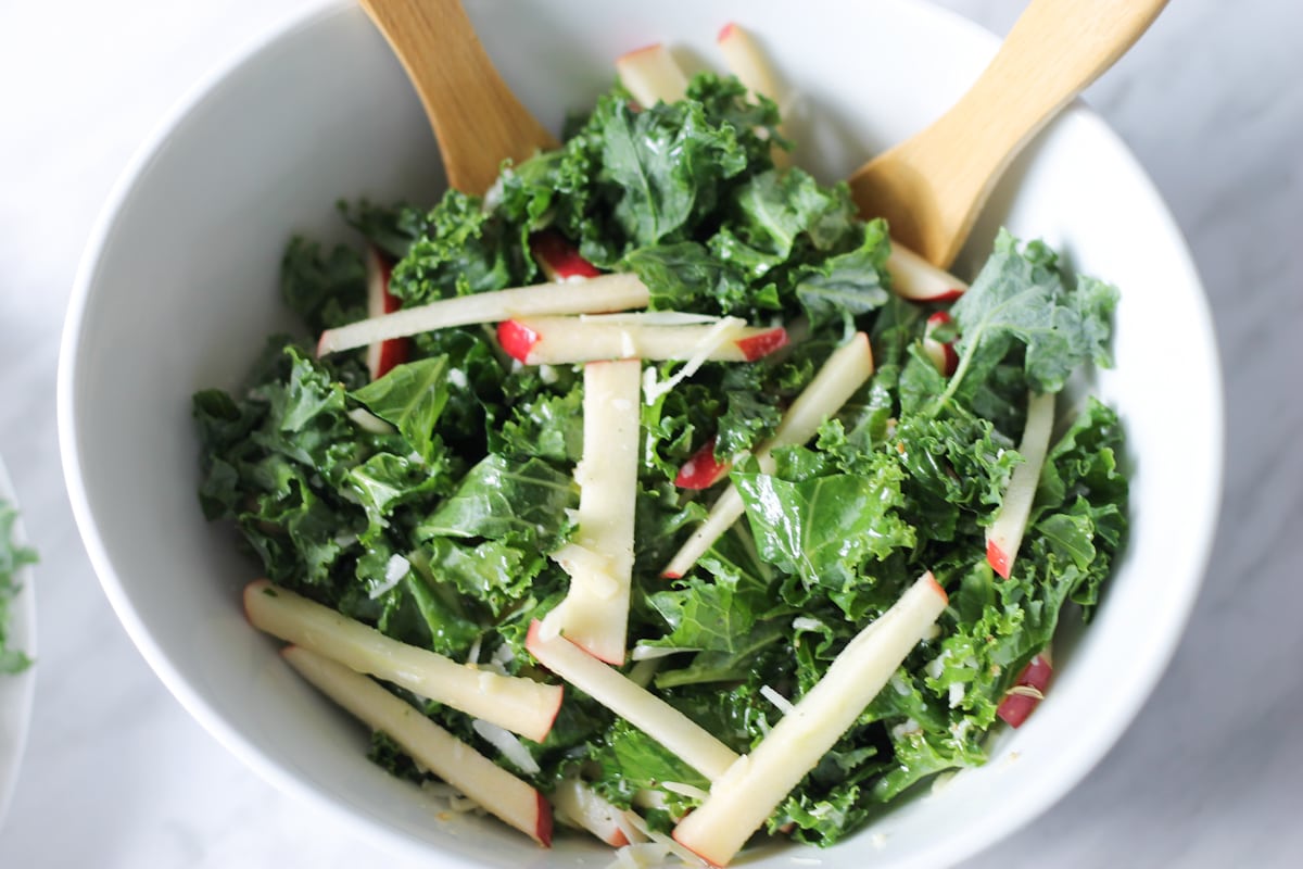 Simple Kale Slaw Recipe A MUST MAKE Coleslaw The Olive Blogger
