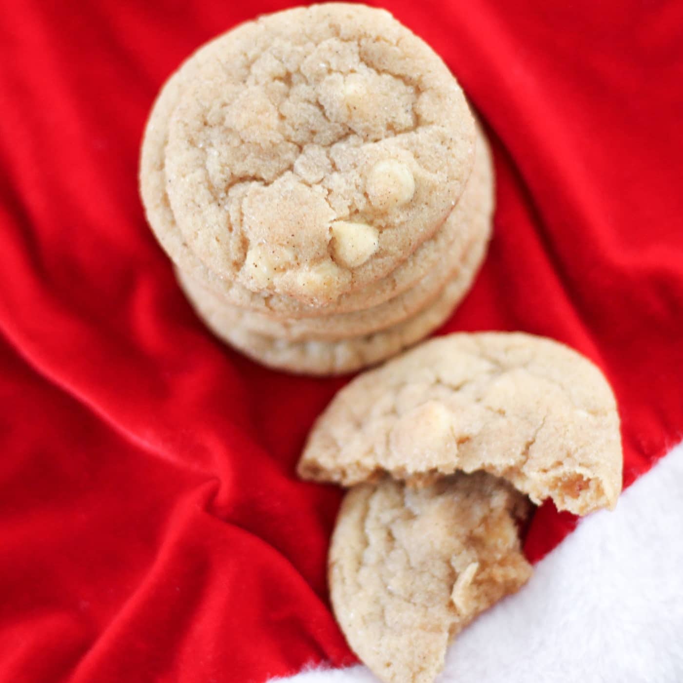BEST Snickerdoodle Recipe with White Chocolate Chips