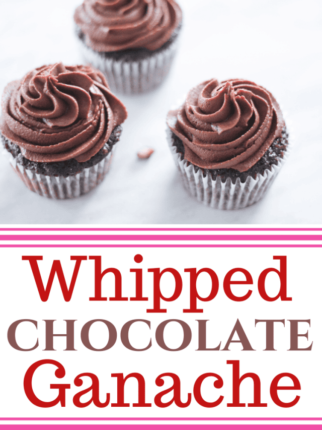 EASIEST Whipped Chocolate Ganache Frosting