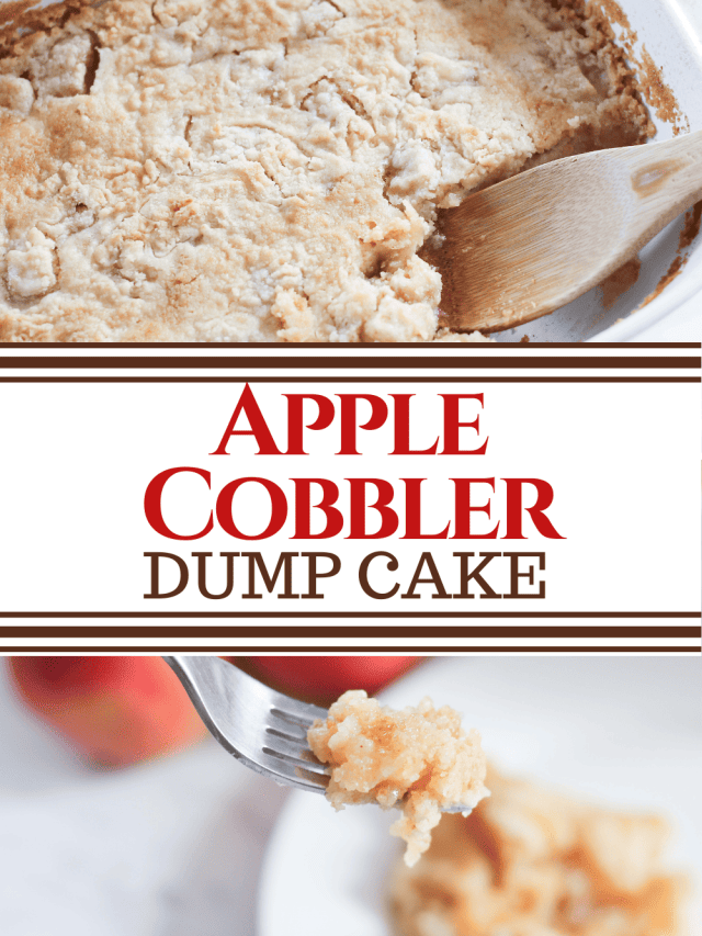 EASY Apple Cobbler Dump Cake
