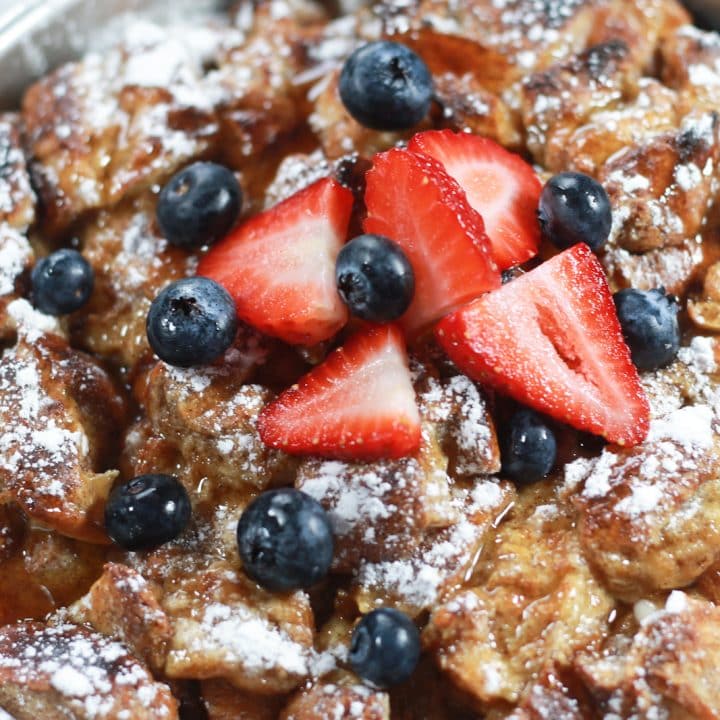 Snickerdoodle Brioche French Toast Casserole - Instant Pot Recipe
